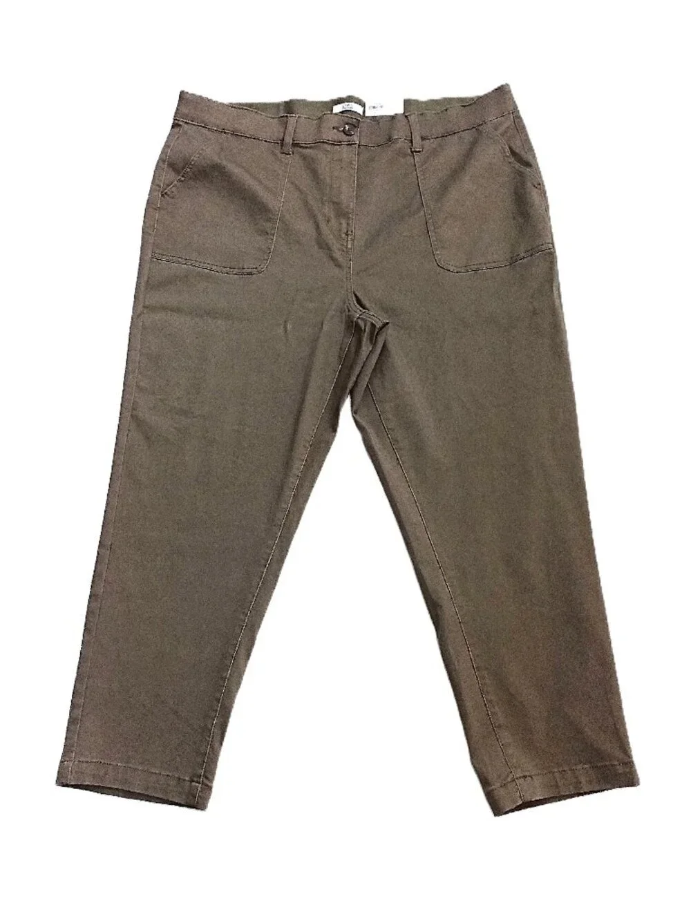 CROFT & BARROW Utility Ankle Pants. Plus Size 18W
